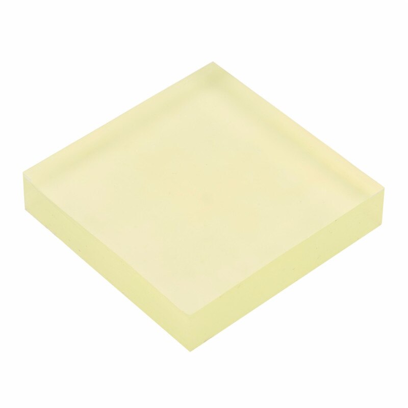 10x10x2cm PU Dämpfung Platte, Sterben Cutter Platte, Rindfleisch Sehne Platte, sterben Kissen Elastischen Gummi Blatt, Polyurethan Quadratische Platte F80