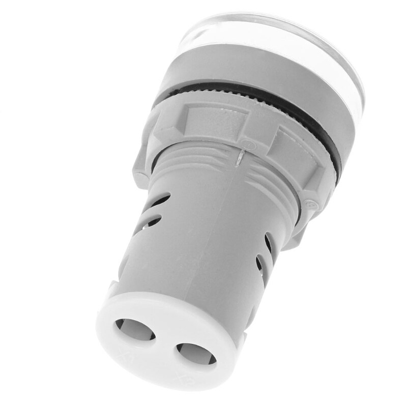 Voltímetro Digital AC 60 V 22mm, indicador de voltaje, luces de señal, novedad de 500