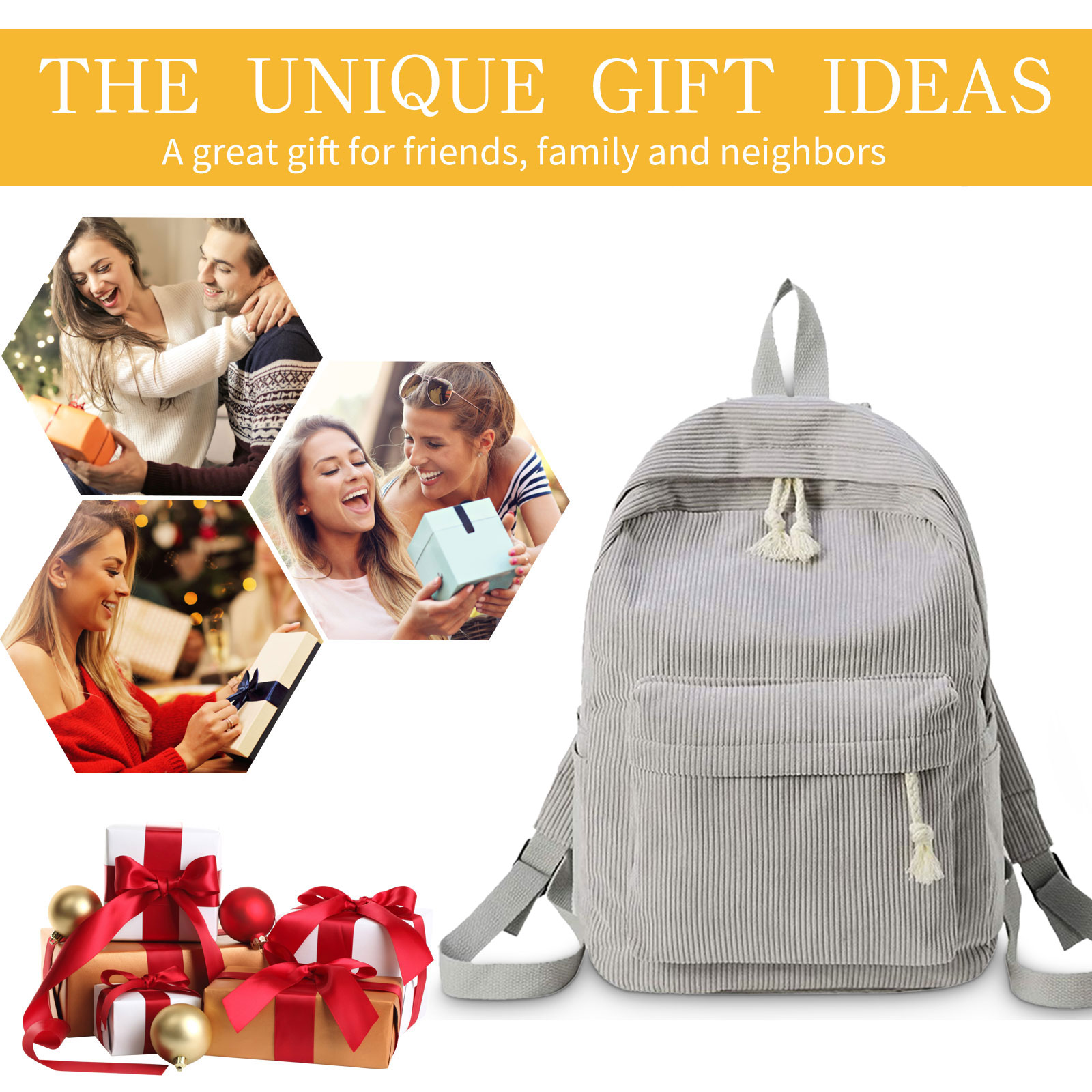 Vrouwen Casual Corduroy Rugzakken Effen Kleur Dagelijkse Leisure Winkelen Reizen Rugzakken Schooltas Voor Casual Dagelijks