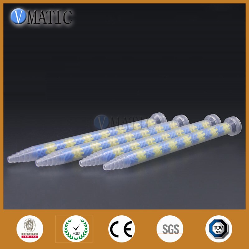 10 Pcs GSM9-14 Alle Doeleinden Gebruiken Lijm Doseer Plastic Statische Mixer Nozzle Ab Lijm Mengen Buis