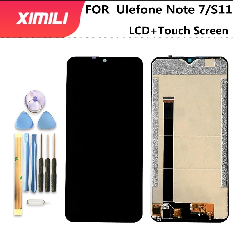 6.1 Inch 100% Originele Getest Voor Ulefone Note 7 7P Lcd-scherm + Touch Screen Vergadering Digitizer Vervanging Voor ulefone S11