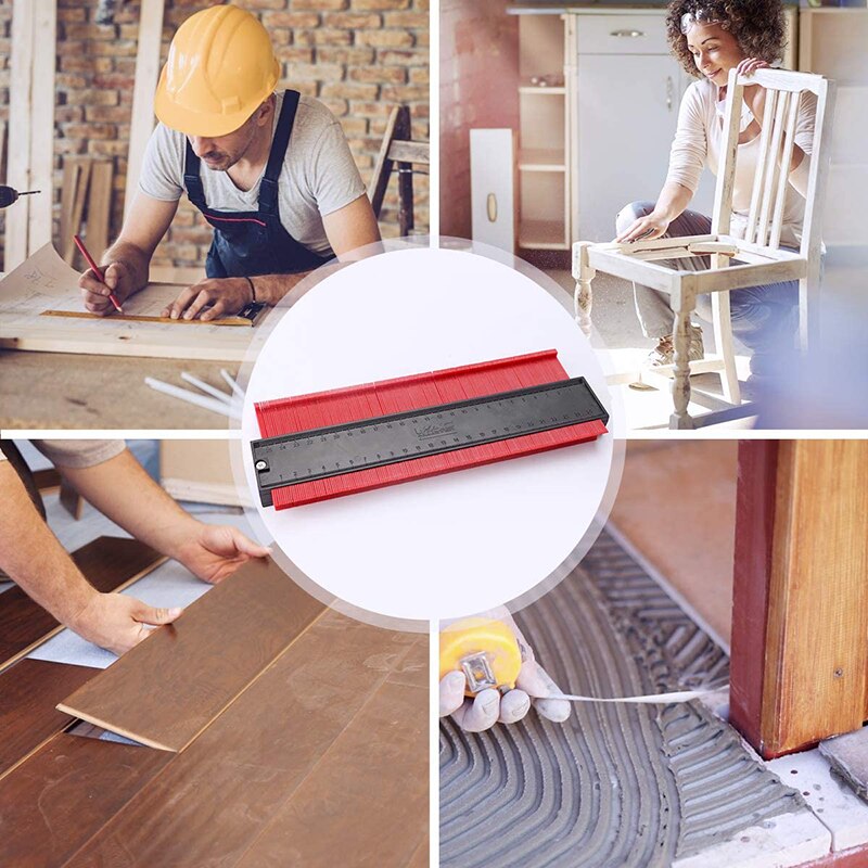 10Inch Gauge Duplicator Vorm Profiel Duplicatie Gauge Contour Template Plastic Contour Kopie Duplicator Meten