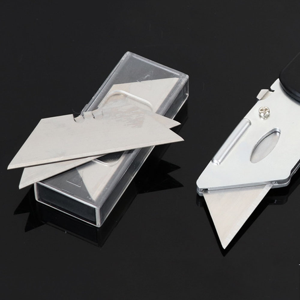 5PCS IN SET Heavy Duty Utility Knife Blades Replacement For Knives Replaceable Blade Carpet Leather Paper Cutter Hand Tools