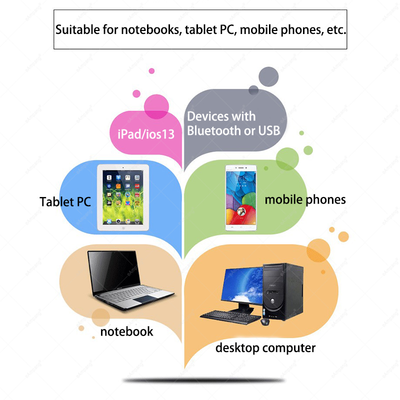 Draadloze Muis Voor Samsung Galaxy Tab A7 10.4 A6 Een 19.1 S7 11 S6 Lite S5E 10.5 s4 S3 S2