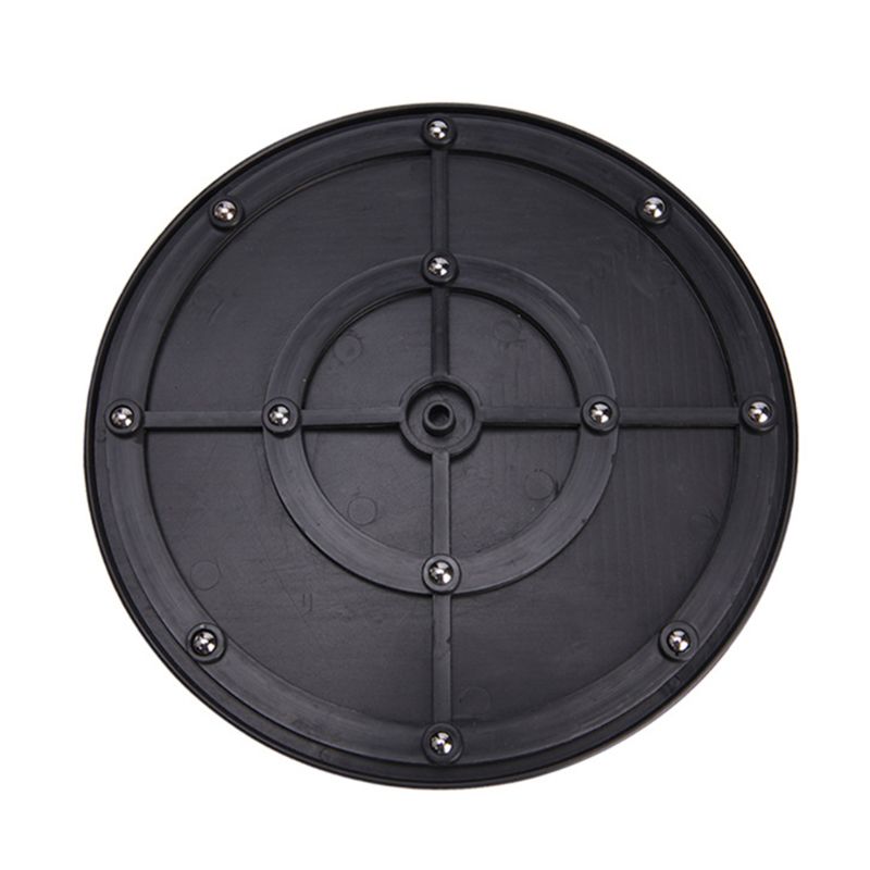8\" Round Bonsai Turntable Rotating Plate Wheel Revolving Home Kitchen Display 449C