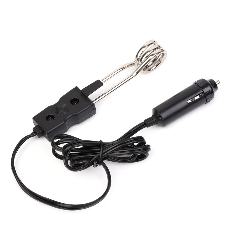 Calentador de agua hervida eléctrico portátil para coche, dispositivo de inmersión de té para Camping y Picnic, 24V, novedad de