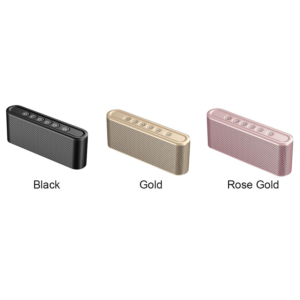 Stereo Power Bank Ondersteuning Tf-kaart Subwoofer Thuis Draagbare Touch Control Muziek Bluetooth Speaker Bass Luid HIFI Draadloze Mini