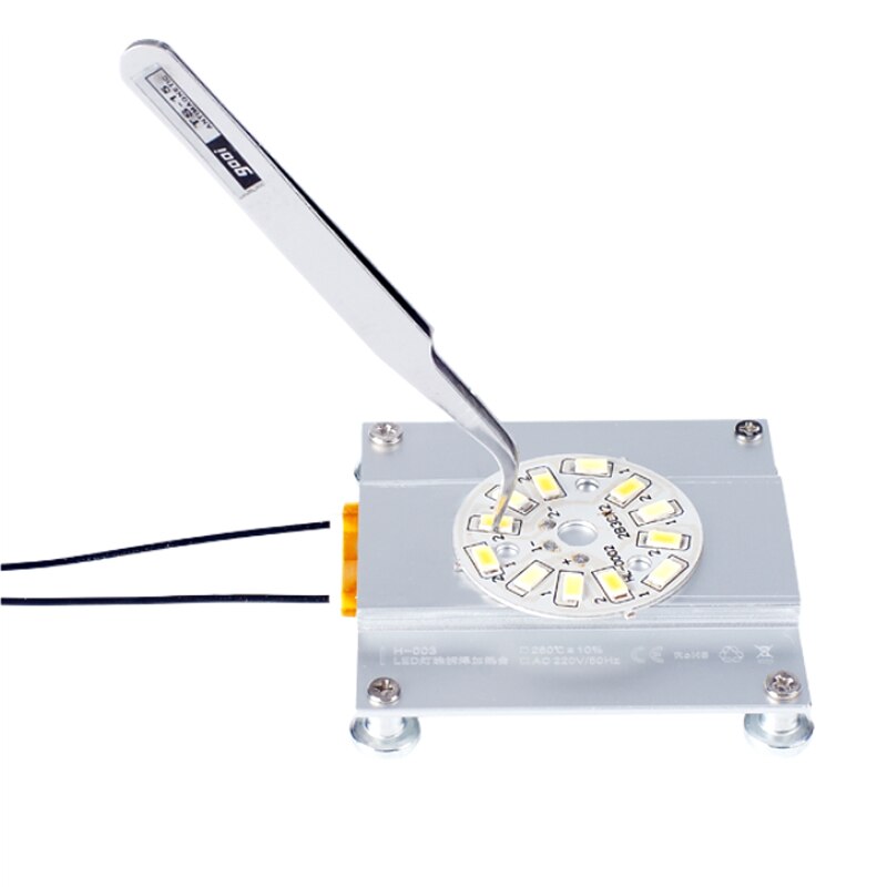 LED Décapant Plaque Chauffante PTC À Souder Puce Retirer Soudure BGA Soudure lampe Boule perle station de dessoudage plaque chauffante PTC: sliver