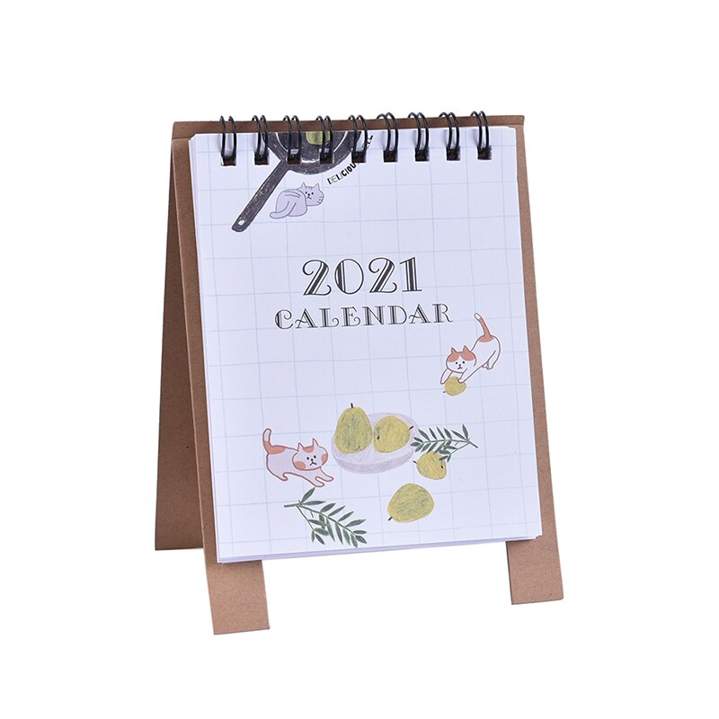 Main dessin dessin animé Mini bureau papier calendrier planificateur Agenda annuel: G