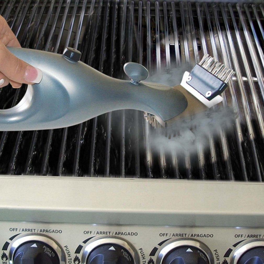 BBQ Cleaning Brush Churrasco Outdoor Grill Cleaner with Power of Steam Bbq Accessories Cooking Tools Barbecue Stainless Steel