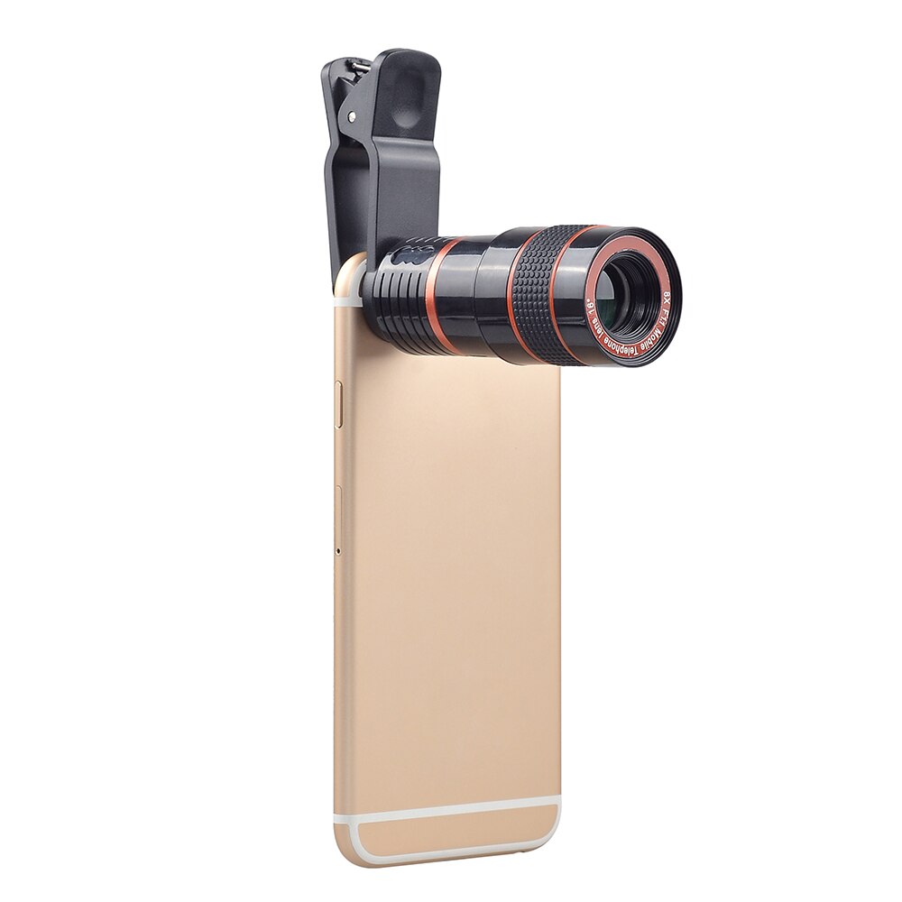 Apexel 8x Zoom Lentille de Télescope de Téléphone Portable pour iPhone 7 8 6plus Téléphone Portable Universel Lentilles de Caméra pour Samsung s9 xiaomi redmi