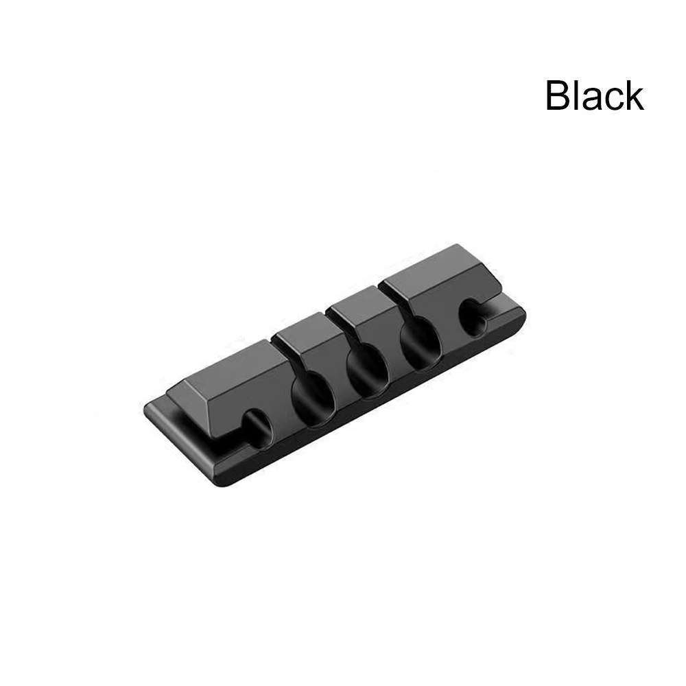 Organizzatore del cavo del supporto del cavo gestione del cavo in silicone avvolgitore USB clip per cavi ordinati da tavolo per l'organizzatore del cavo della cuffia del topo: Colore rosa