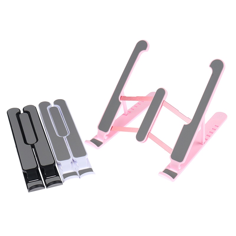 Adjustable Foldable Laptop Stand Fr Desk Portable Notebook Riser Computer Holder