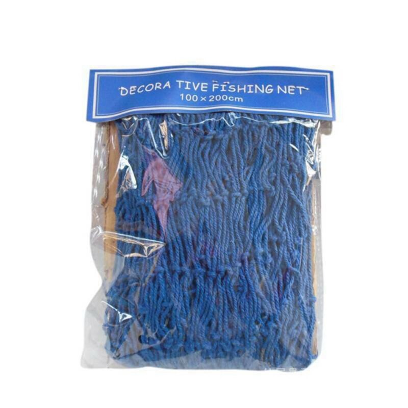 nautyczny dekoracyjna sieć rybacka motyw morski sieć na ryby wystrój robić dekoracji ścian DIY strona główna muszla morze dekoracja robić przydomowego ogrodu: BL1