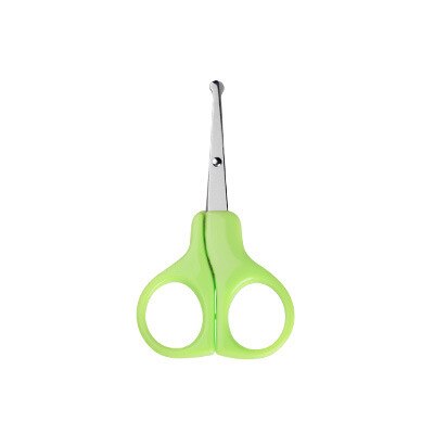 Newborn Baby Convenient Baby Care Safe Nail baby Stainless Steel Safety Nail Clippers Scissors Manicure Cutter Nail Care: Green