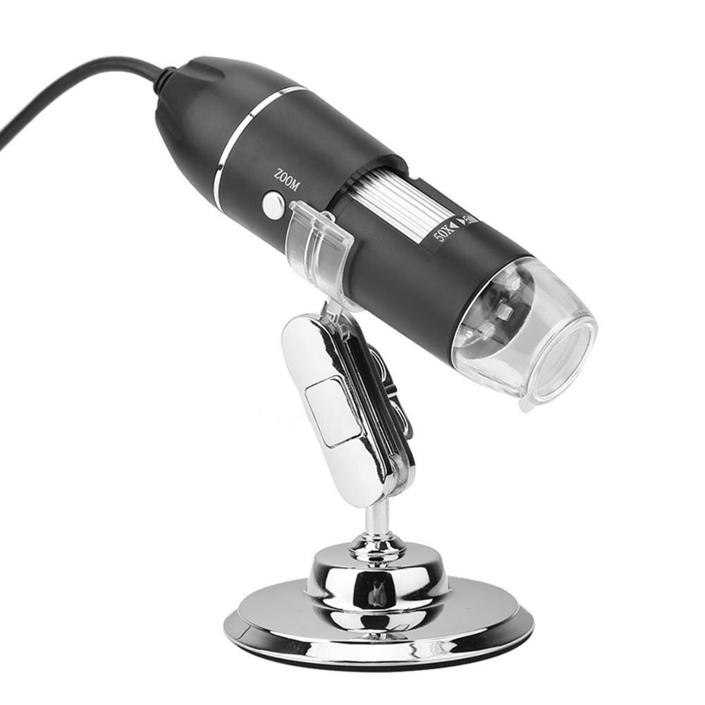 Loupe de Microscope de LED 50X-500X 0.3MP USB pour le Microscope de téléphone d'ordinateur numérique