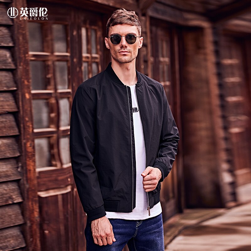 Jacket Vetement Baseball Homme Enjeolon – Manteau De Baseball Pour