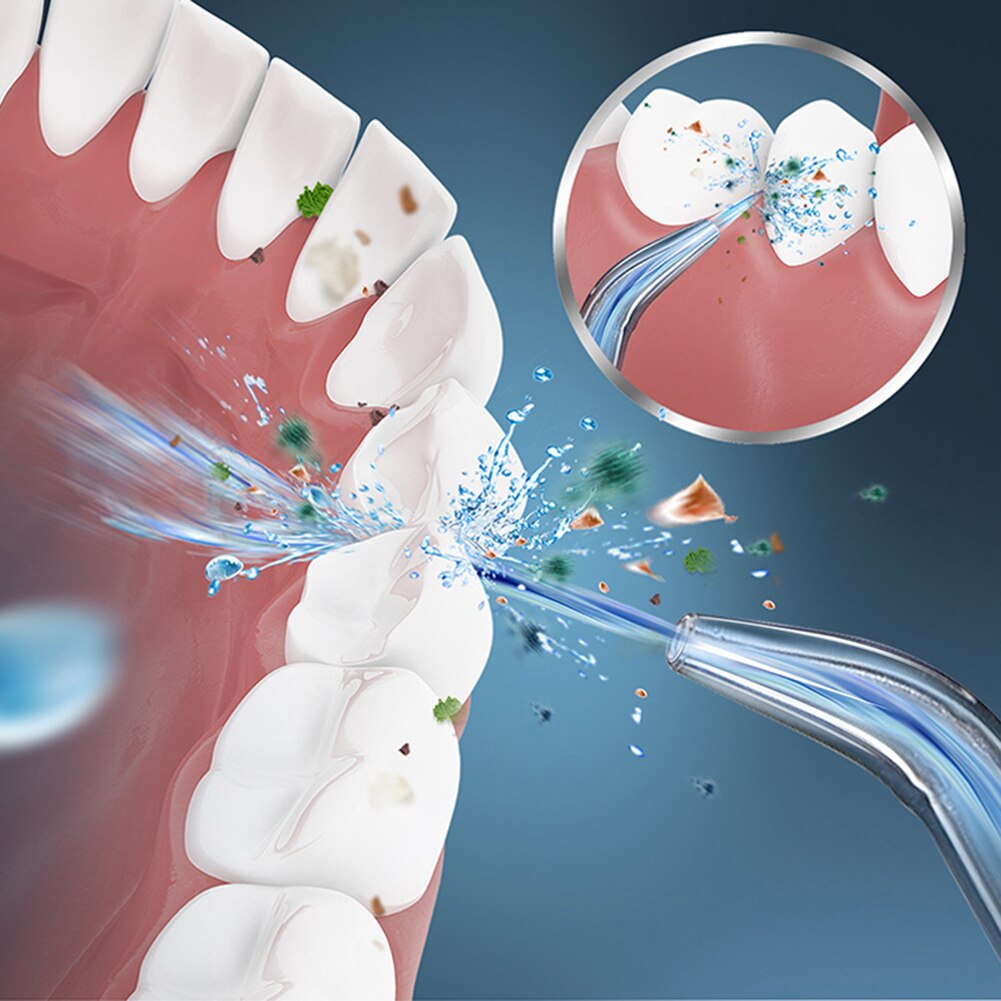 Irrigatore orale portatile acqua Flosser dentale getto d'acqua spazzolino da denti Pick irrigatore dentale denti dentali detergente igiene orale