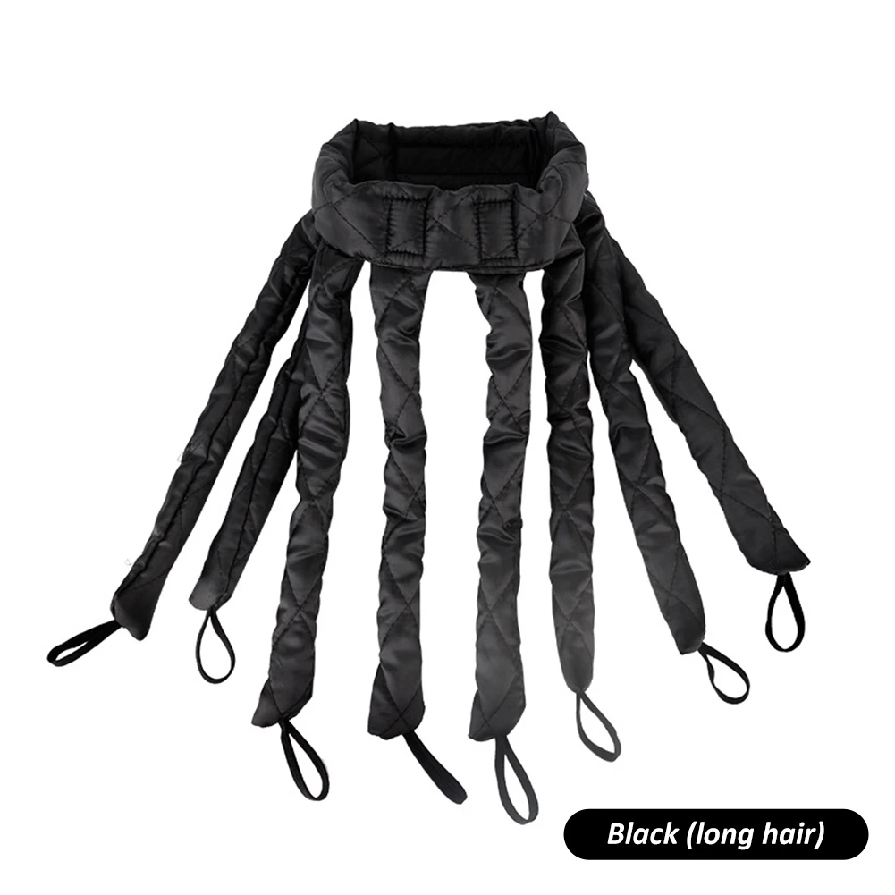 1pc Heatless Haar Curler Krake kräuseln Rollen Weiche Eisstockschießen Stange Stirnband Faul Schlafen Schaum Locken Welle Styling Werkzeuge: Lila