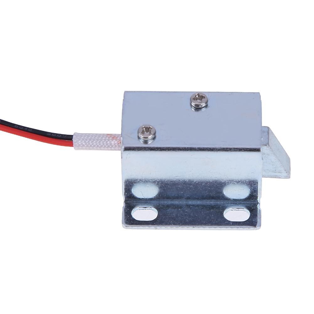 6/12V DC Small Solenoid Lock Cylinder Micro Intelligent Door Drawer Lock Electric Control Cabinet Lock Furniture Safety