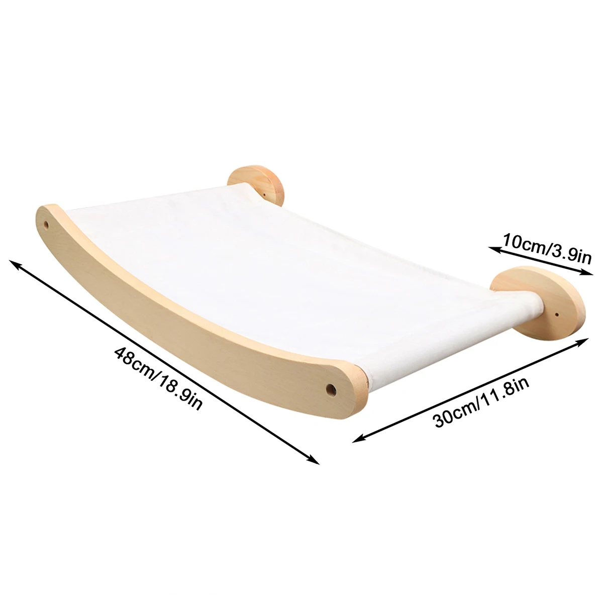 Wall-Mounted Cat Climbing Frame Wooden Cat Tree Cats Hammock Scratching Post Pedal Jumping Platform Indoor Pet Wall Furniture: PURPLE