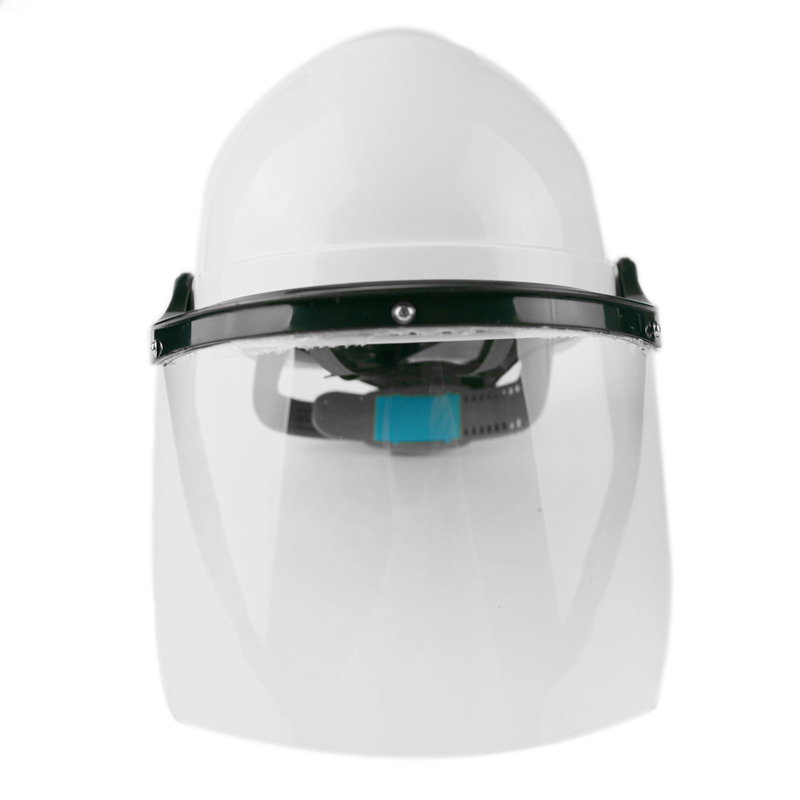 CK Tech. Casque de sécurité électrique , Standard National, Construction, Protection complète du visage, avec masque Transparent