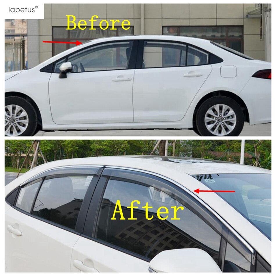 Car Window Visor Wind Rain Sun Smoke Guard Deflect... – Grandado