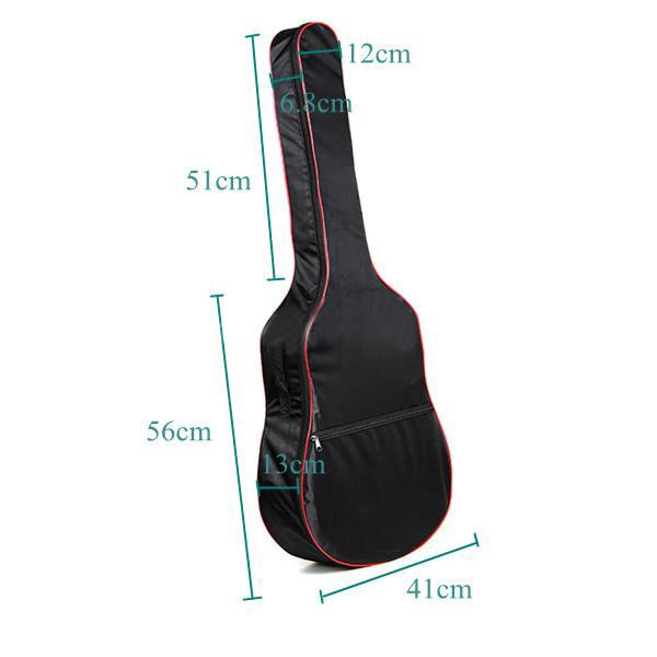 41 Inch Klassieke Akoestische Gitaar Draagtas 5Mm Unisex Schouderbanden Gitar Tassen Bas Tassen