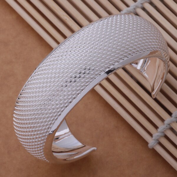 AB146 Heißer Sterling armreif Armbinde, schmuck Bogen/akbajbia amrajdya silber farbe