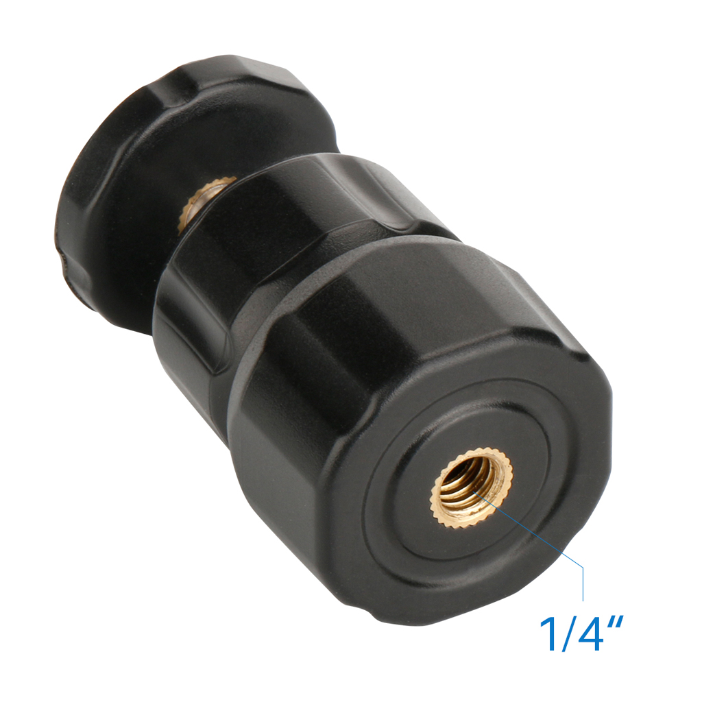 Ulanzi U-20 abs mini tripé bola cabeça 1/4 parafuso montagem ballhead girando 360 graus para câmera tripé smartphone tripé acessório