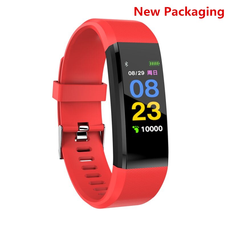 ID115 Plus pulsera inteligente deporte Bluetooth pulsera con supervisión de frecuencia cardiaca ver Actividad Fitness banda inteligente