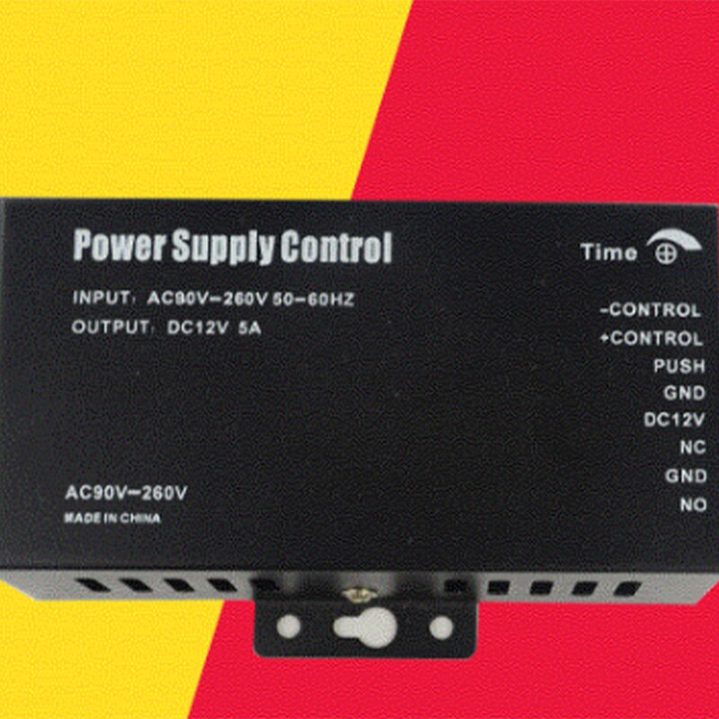 Access Control Power Supply 12V 5A Power Supply Controller Switching Power Supply Box Wide Voltage Small Volume Outlet