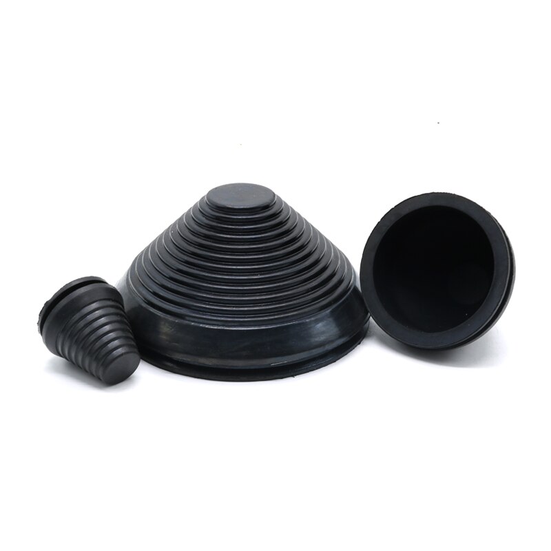 1pcs Rubber cable hole cover grommet gasket Black tapered Electric box inlet outlet Seal ring Dust plug Wire holder protector