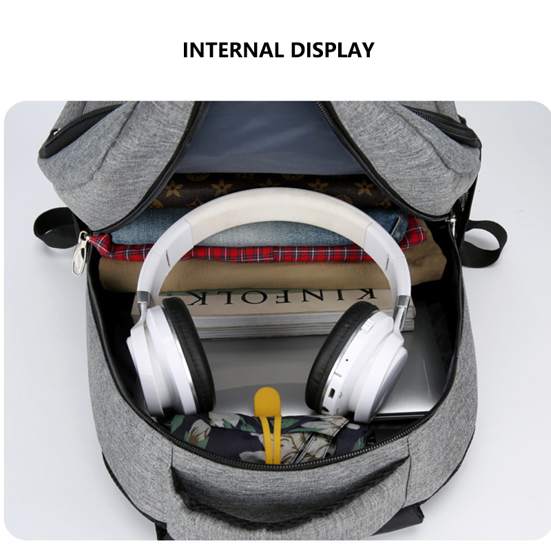 Large Capacity High School Backpack Men University Student School Bags Oxford Backpack Casual College Style