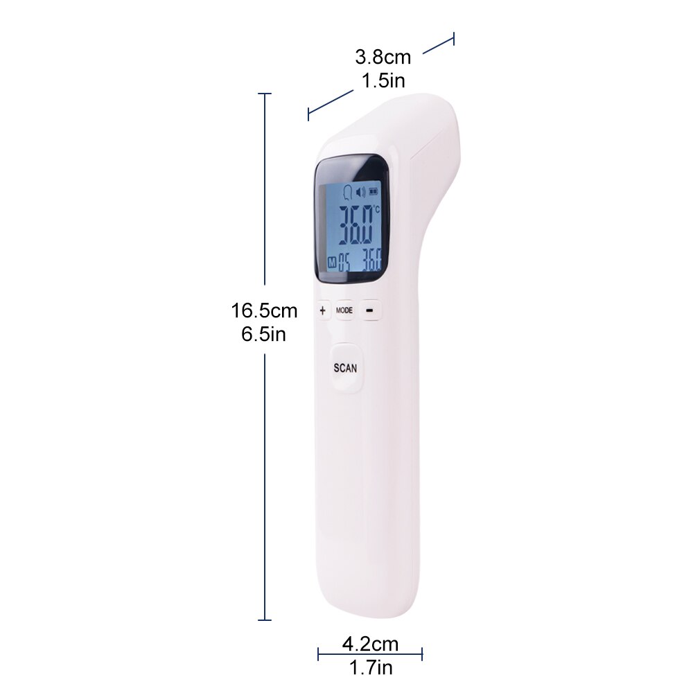 Infrarood Digitale Thermometer Voorhoofd Ir Lichaamsoppervlak Temperatuur Meting Non-contact Termometro