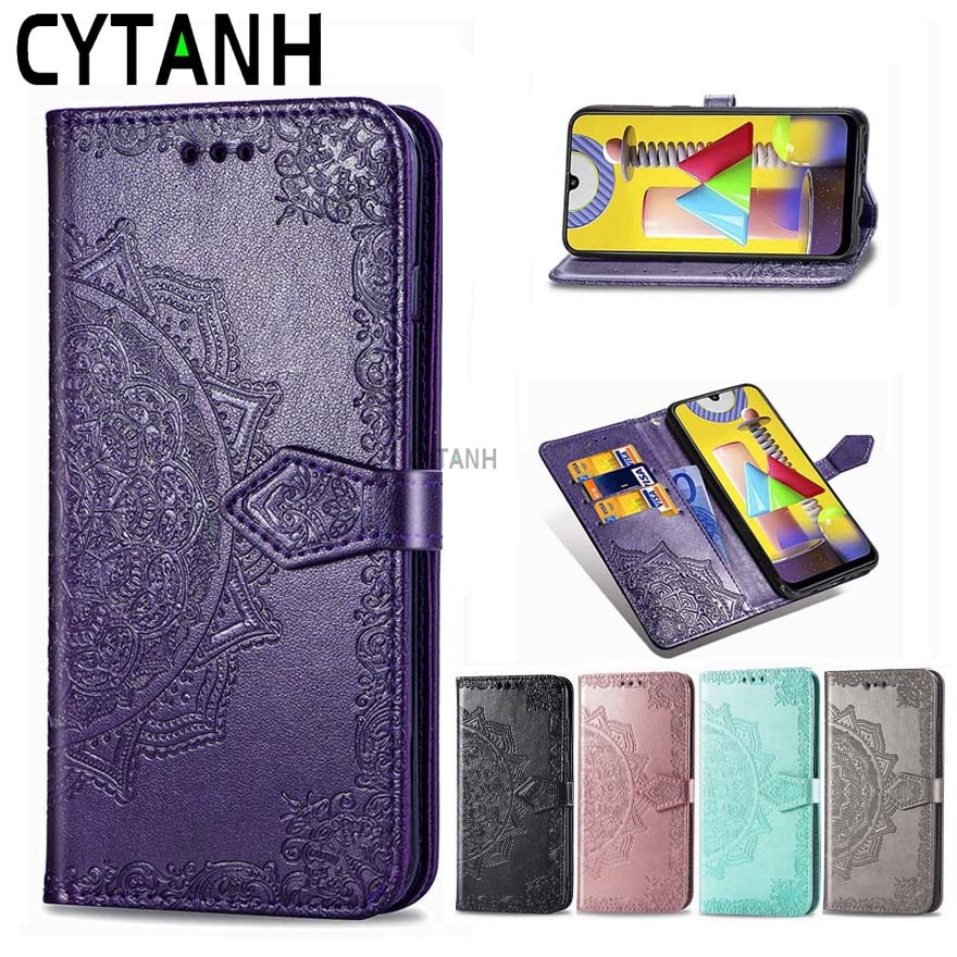 Funda con tapa para Motorola E6S , Funda de cuero 3D con cartera de Mandala para Motorola Moto E6S, carcasa para Moto E6S E6 S E 6 S