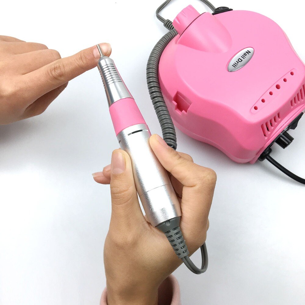 Professionelle Nagel Bohrer Maschine 20000/35000RPM Mühle Cutter setzt Schleifen Bande Für Manikübetreffend Pedikübetreffend Bausatz Elektrische Nagel Datei werkzeug
