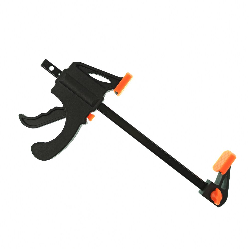 ESPLB 4'' inch Wood Clamp F-Type Nylon Quick Clip Woodworking Hard Grip Release Squeeze Ratchet DIY Hand Tool Gadget