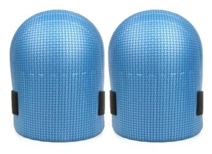 Knäskydd arbetsskydd lera arbetare knäpasta golv tegel cement trädgård knäskydd manuella arbetsredskap fukt jobb verktyg: Blå