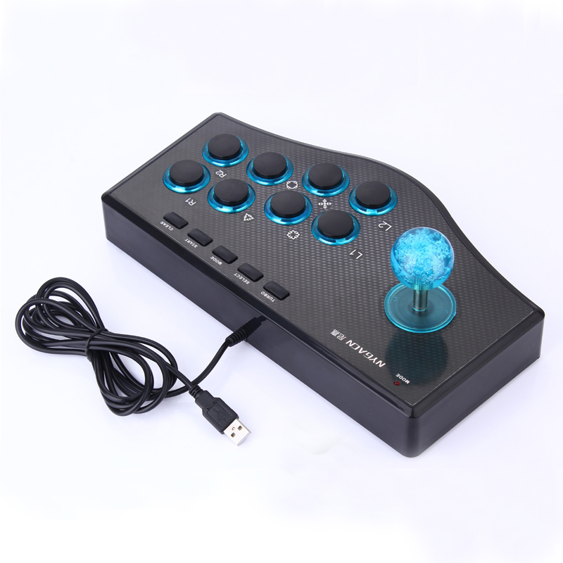USB Arcade Joystick Fighting Stick For PS3 PC Android Plug And Play Street Fighting Feeling Rocker Game Controller