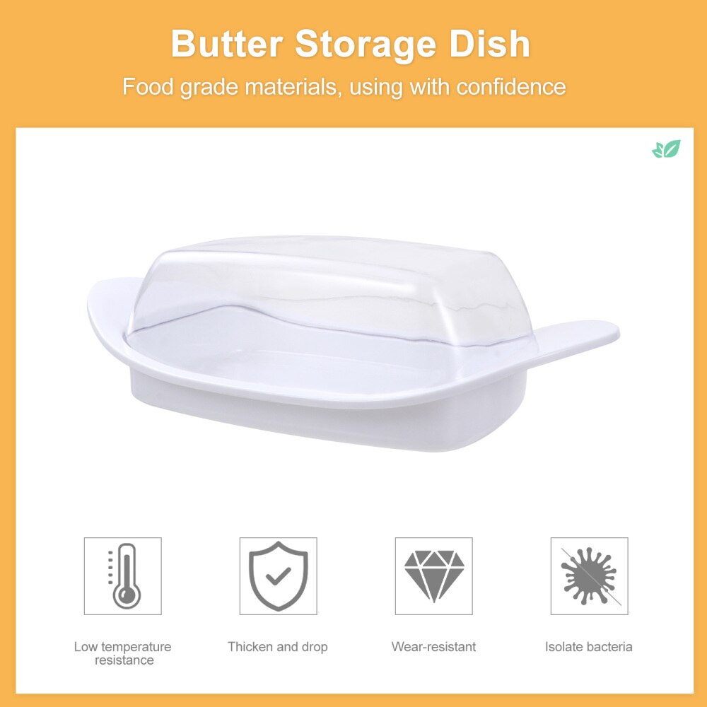 1 Set Cheese Butter Container Dish Storage Box with Lid and Scoop Cutter