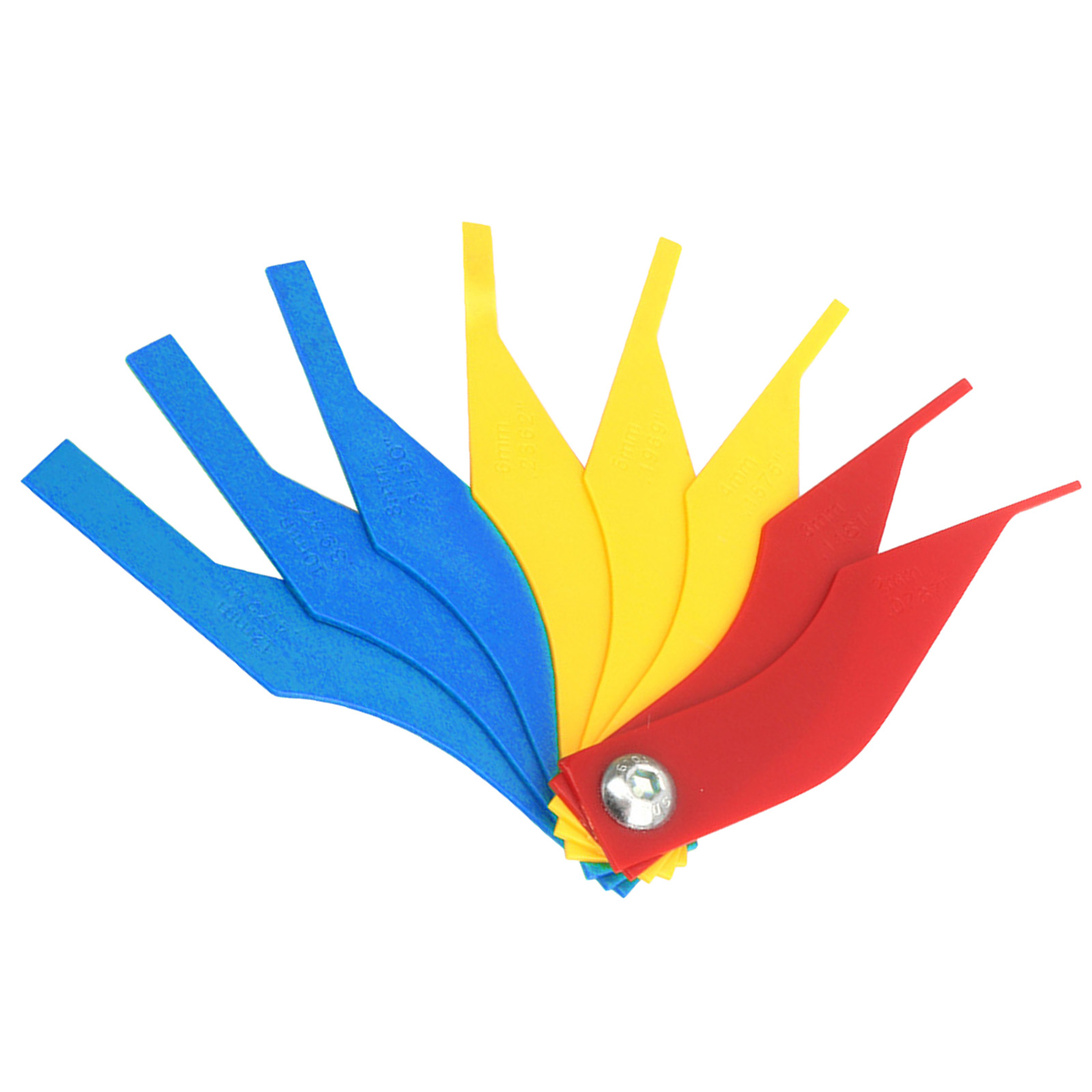 2 to 12mm Automotive Brake Pad Scale Thickness Gauge Measure Ruler Tester Tool Brake Diagnostic Tool Wear Tester Thickness Gauge