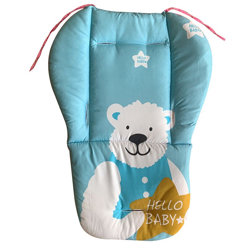 Universal Cartoon Floral Kinderwagen Sitzbezüge Weichen Dicken Pram Auto Sitzkissen Abdeckung Pads: B