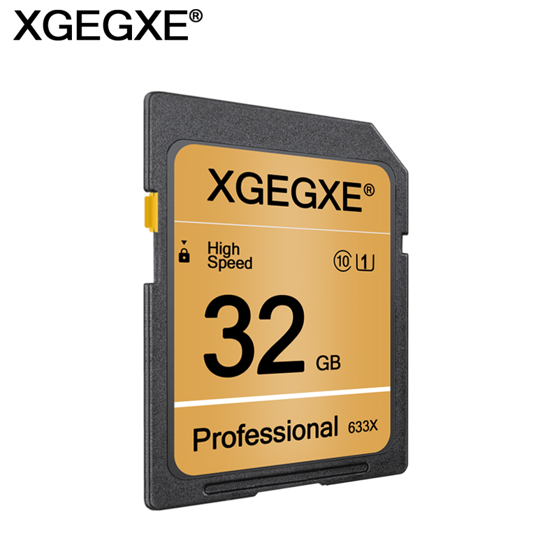 XGEGXE 64GB Camera Memory Card 32GB Class 10 High Speed 4GB 8GB 16GB UHS-1 Professinonal Flash Card For Camera