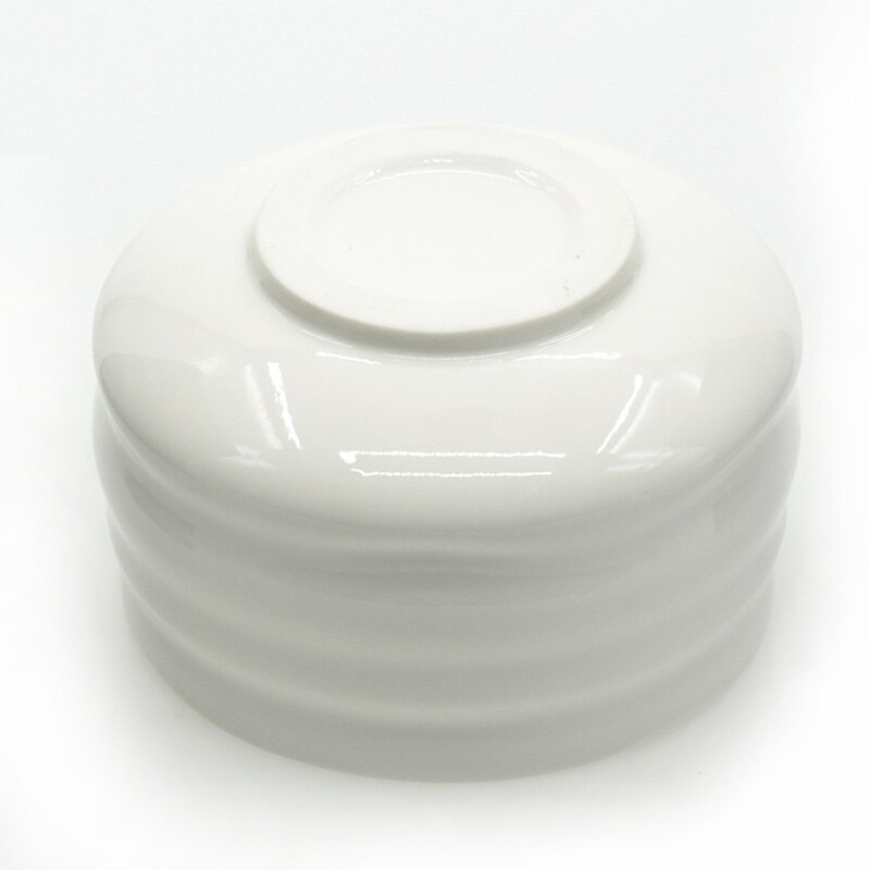 Super 4in1 White Giftset of Matcha Green Tea Tools Porcelain Matcha Bowl Handmade Japanese Bamboo Chasen Whisk Holder and Scoop