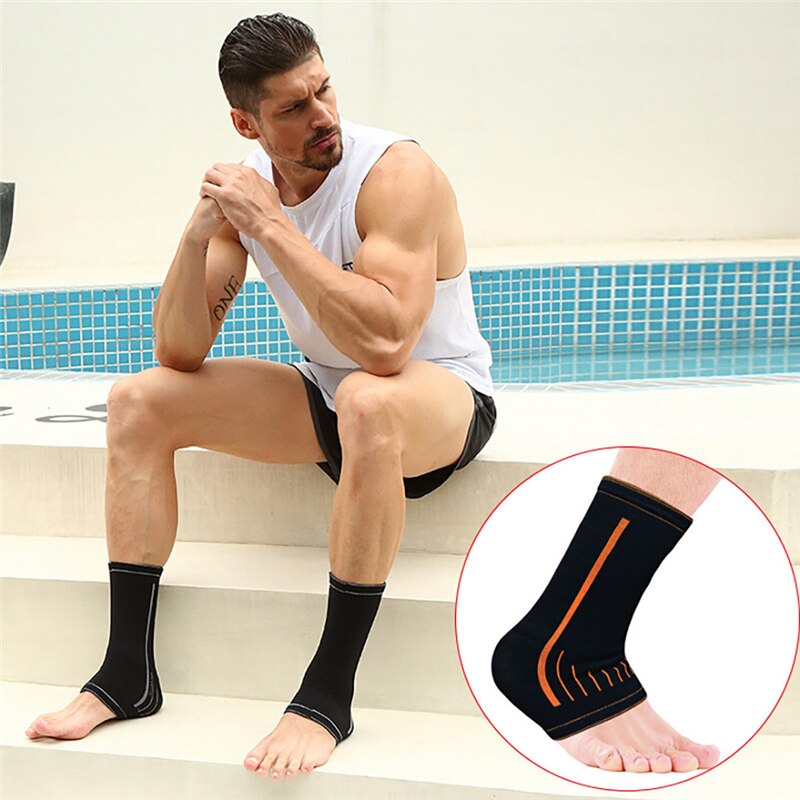 Elastic Ankle Support Feet Sleeve Ankle Support Socks Compression Anti Sprain Heel Cover Protective