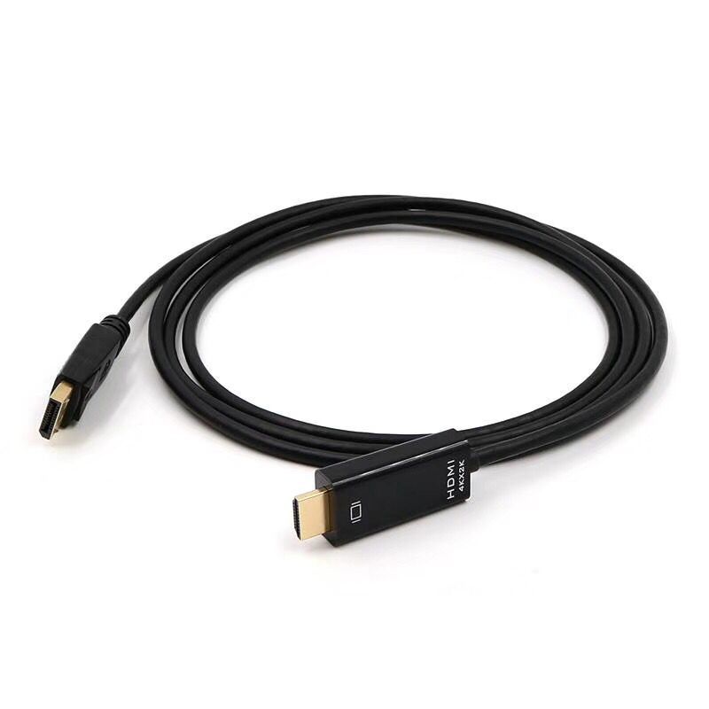 4K DisplayPort a HDMI compatible con Cable 1M 1,8 M 1080P @ 60Hz mostrar el puerto DP a HDMI compatible con Cable para computadora portátil y proyectores