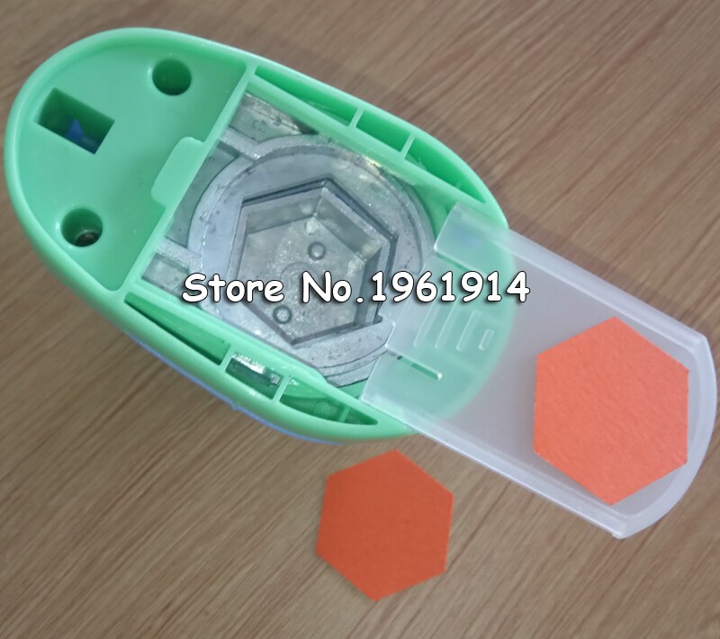 33mm hexagon punch diy craft hole puncher for scrapbooking punches eva maker Kids scrapbook paper cutter Embossing sharper