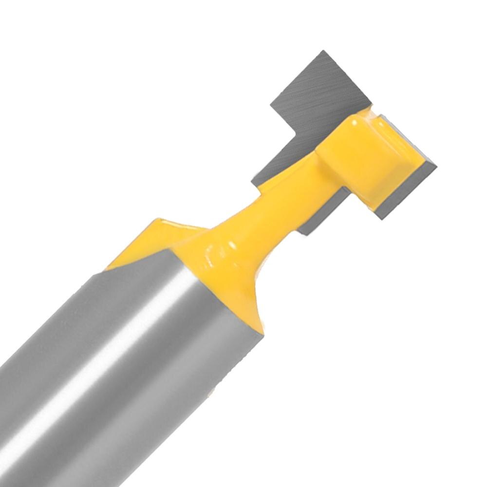 2pc12mm 1/2 Inch Schacht T-Slot Cutter Router Bit Set Key Hole Bits Hex Bolt T Slotting Frees voor Hout Houtbewerking Tool