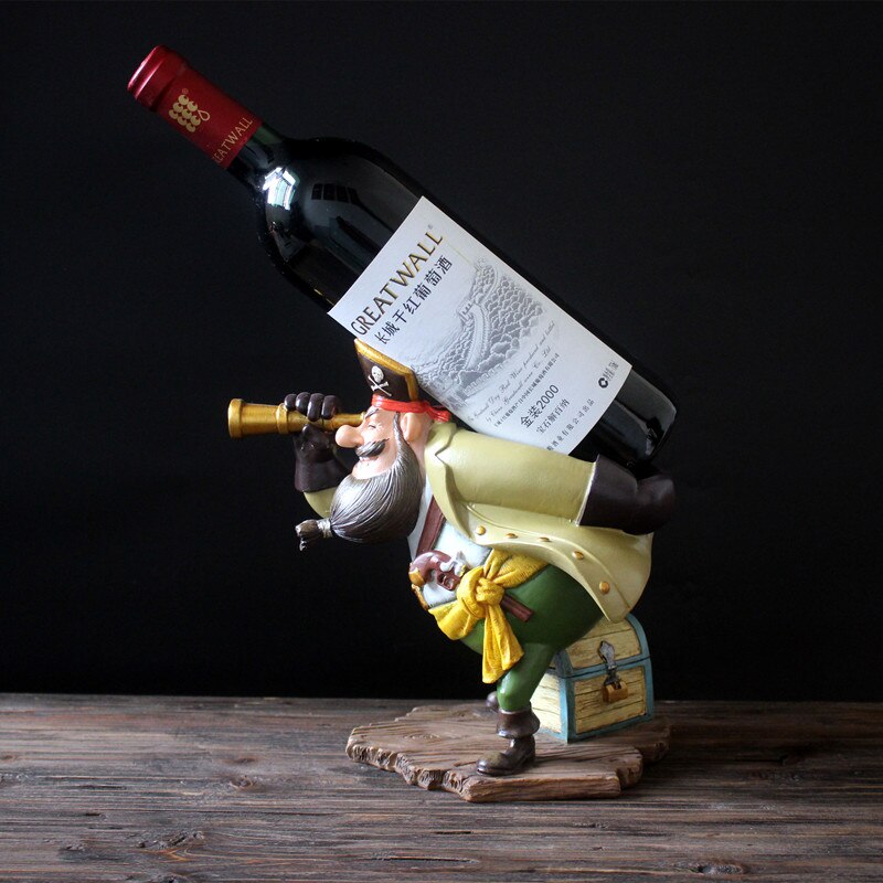 mermaid wine rack modern minimalist European wine bottle holder resin crafts home wine cooler decoration ornaments